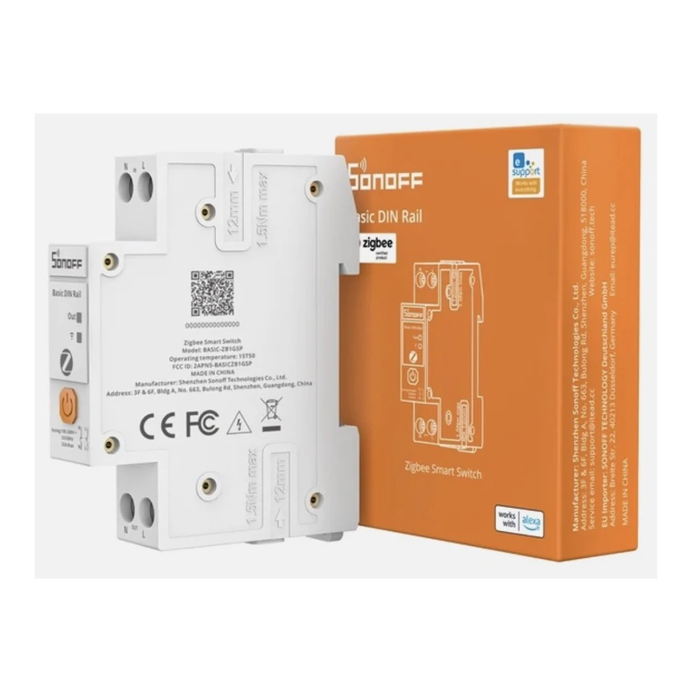 Zigbee-реле на DIN-рейку